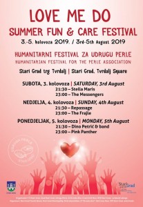 Humanitarni koncert za Perle 03.do 05.kolovoza 2019